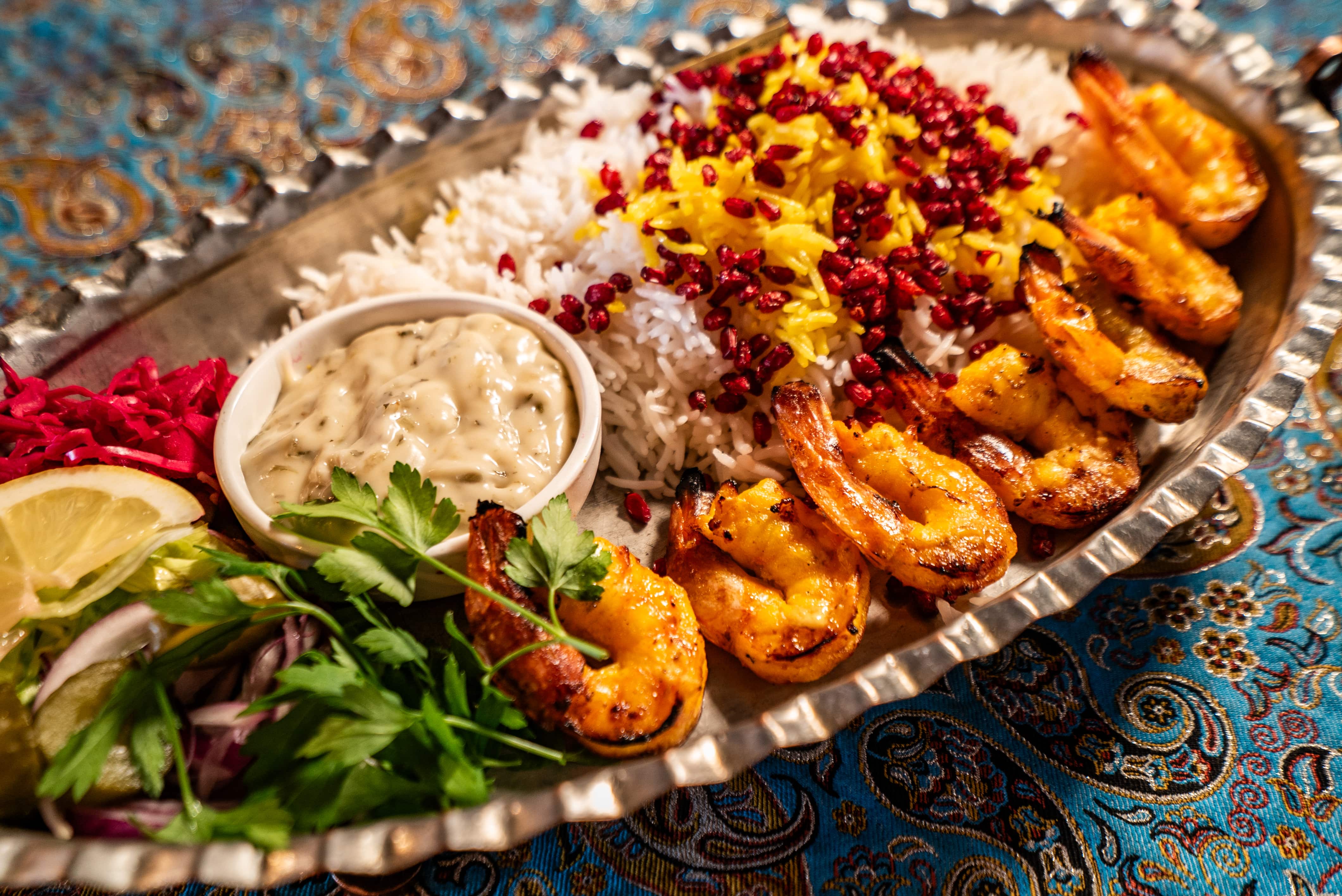 Royal king prawn sam's master grill